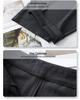 2025 Women's Gray Wide-Leg Floor-Length Pants - Summer Slimming, Loose Fit with a Drapey High-End Feel