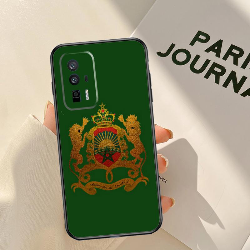 Morocco Flag Passport Case For Xiaomi 15T 14T 13T Pro 14 15 Ultra 17 Pro Max POCO F8 F7 F5 F6 X3 X5 X6 X7 Pro Coque
