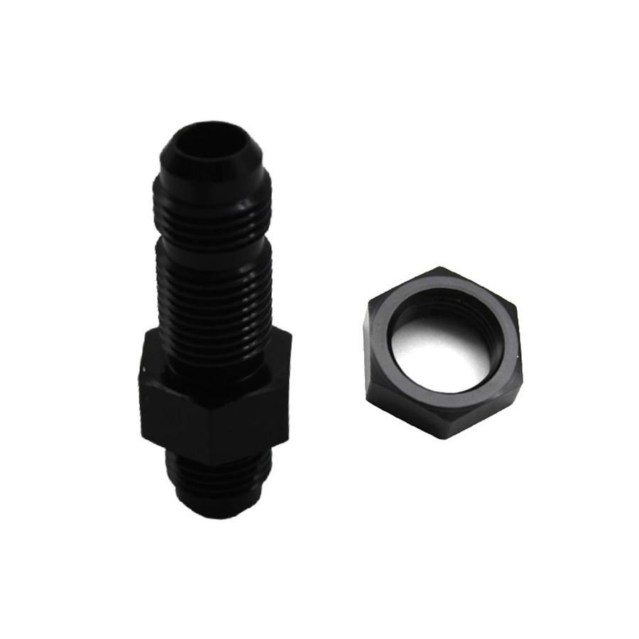 AN6 Male To Male Straight Anodized Bulkhead Adaptors for Adapter Seal Locking