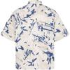STONE ISLAND Camouflage Single-Breasted Short Sleeve Shirt Men Shirts Blue K1S1511000-12S00E1-V009A