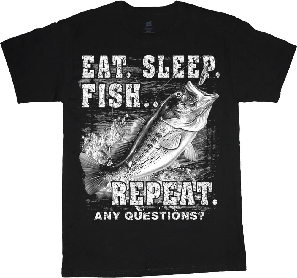 big and tall t-shirt funny fishing bass decal tee shirt tall shirts for men XXL