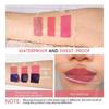 Silberne Tube Abziehbar Tattoo Lipgloss Wasserdicht Flüssig Matt Lippenfarbe RosePink Abziehbar Lippenfarbe Klebt nicht am Becher Schnelltrocknend Make-up