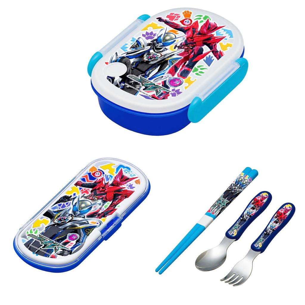 Kamen Rider Myce Antibacterial Lunch Box 350ml with and Chopsticks Set Microwave and Dishwasher Safe Stainless Steel Trio Lunch Box Made in Japan Box