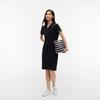 Tommy Hilfiger American Classic Slim Fit Solid Color Pique Knit Polo Dress Women Dresses 76J3205BDS