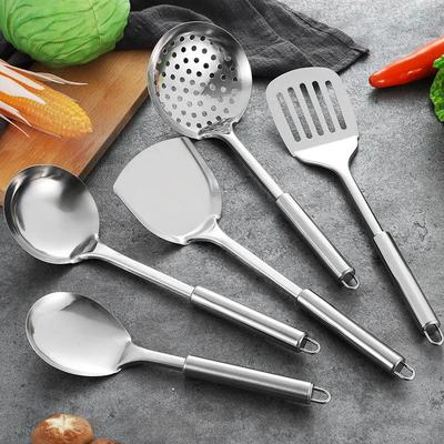 Mutfak Pişirme Gereçleri Paslanmaz Çelik Kürek Çorba Kaşığı Spatula Gereçler Yemek Takımı Pişirme Aleti Mutfak Aletleri