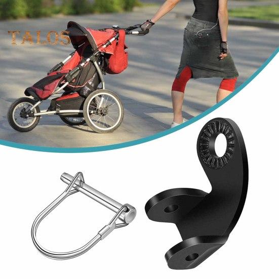 Bicycle Trailer Hitch 135 Degrees Bike Coupler Attachment Adapter Heavy Duty Bicycle Trailer Replacement Connector Hook Bike Accessories