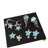 Fresh Blue Star Jellyfish Earrings - Unique, Fashionable, Elegant, Versatile Studs for Women