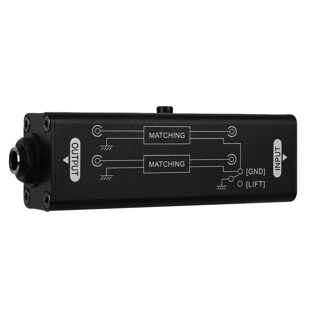 Portable 6.35MM Ground   Isolator Professional Hum   Sound Signal Isolator Noise Filter for Car Home Sound System