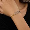 Yori Trendy Minimalist Chain Bracelet Tarnish Resistant Metal Stainless Steel Summer Attractive Jewelry Women Gift