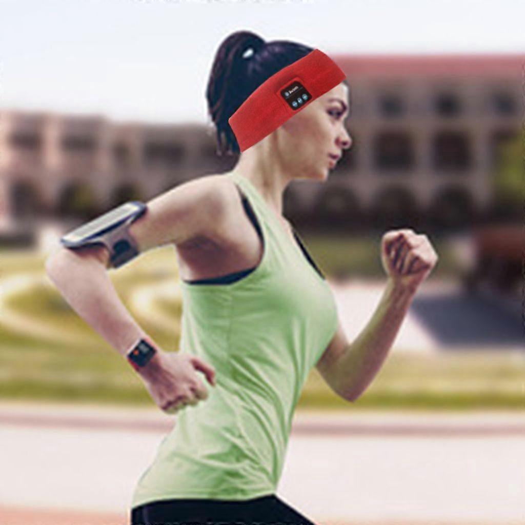 Wireless Sports Headband Headphones: Bluetooth, HD speakers, washable for side sleepers
