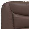 Vidaxl Headboard Pillow, Brown, 100 Cm, Faux Leather