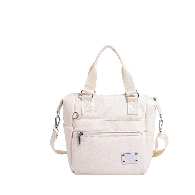 

Летние кожаные женские сумки универсальные для работы, большой вместимости, текстурированные сумки, сумка-мессенджер на плечо для мамы, женская белый