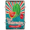 Fruits Metal Sign Bar Wall Decoration Tin Sign Vintage Metal Sign Vegetables Painting Plaques Art Fruit Poster