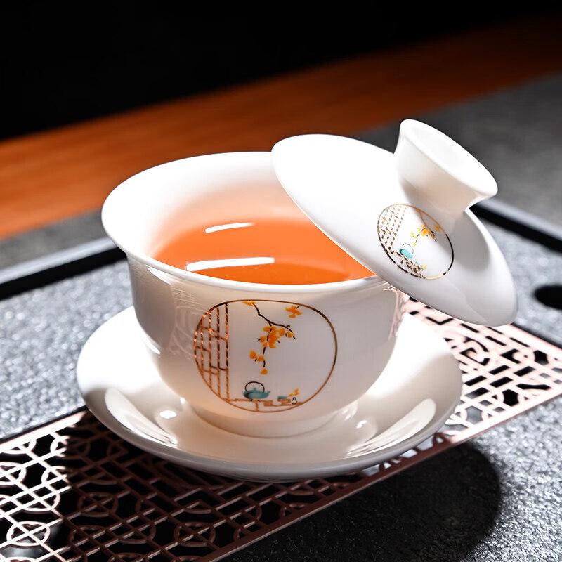 Hovering Rotating Ceramic Gaiwan