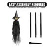 Halloween Voice Control Induction Luminous 1 People Holding Hands Witch Hen Party Backdrops Halloween Birthday Party Decoration