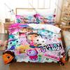 Cartoon Gabby's Dollhouse Duvet Cover Set 3Pcs Kids Bedding Set With Pillowcases Twin Full Queen King Bed Linen