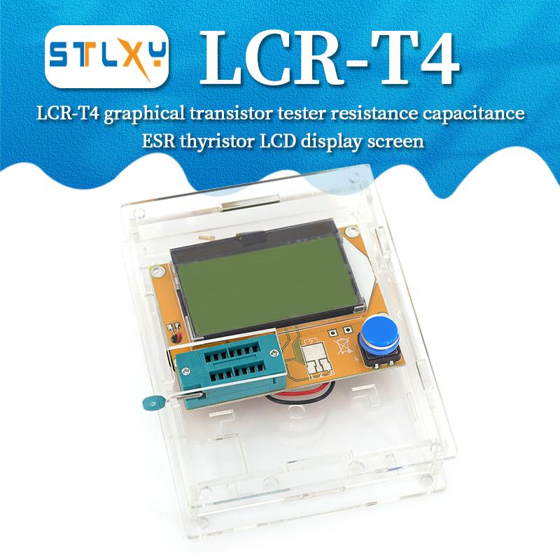 LCR-T4 ESR Meter Transistor Tester Diode Triode Capacitance SCR Inductance New Drop Ship LCD Display Screen