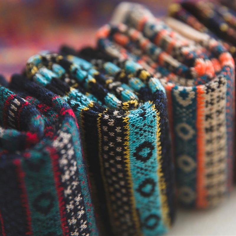 New Winter Thick Warm Stripe Wool Socks Casual Thicken Sock Business Male Socks Man Gift