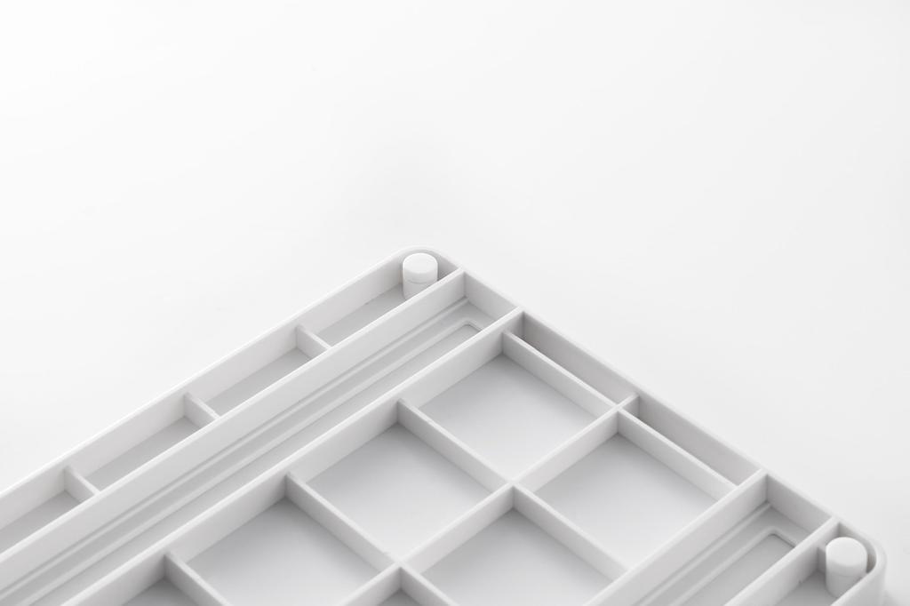 Yamazaki Freezer Divider Adjustable Storage Stand W27 White W27 X D14 X Tower Freezer Storage Slide Adjustment Keeps Food Upright and Organized 10102