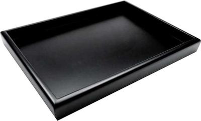 Green Stuff World Tray-Shaped Rectangular Display Stand, 20cm X 30cm, Black, Hobby Accessory, GSWD-2017