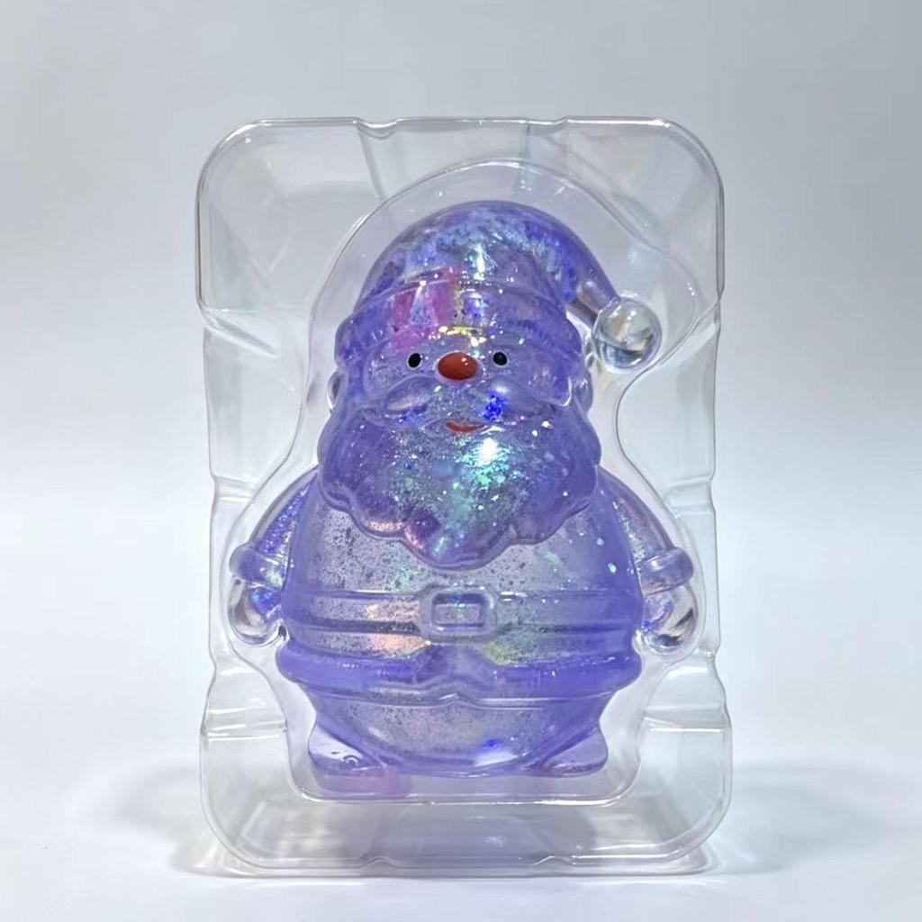 Christmas Themed Squishy Decompression Toys: Tree, Snowman, Santa - Slow Rebound Ornaments