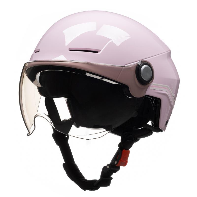 Helmet Electric Car Women's Summer Half Helmet 3C Certified Battery Motorcycle Men's Four Seasons Helmet