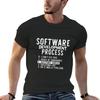 Oversized T Shirt Men Clothing Software Development Process - Programming Jokes T-Shirt Tees Shirt Homme Boys T-shirts for Men
