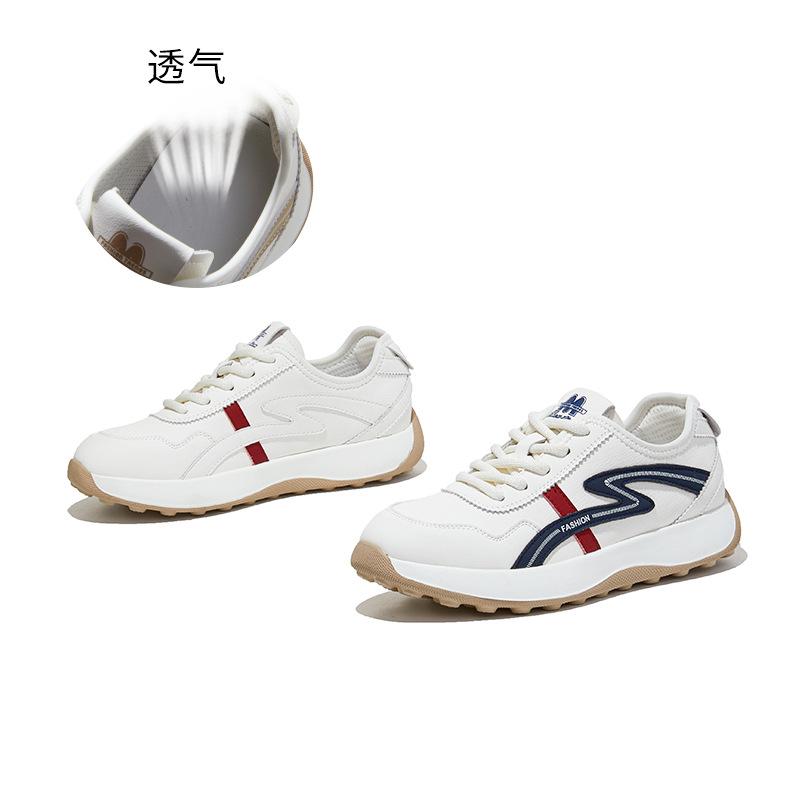 

Two-color foam sole German training shoes women s spring new fashion versatile little white shoes heightening shoes women s commuter women s shoes 35