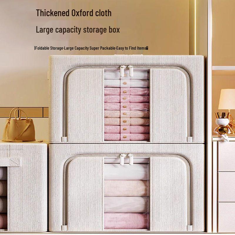 Large Capacity Foldable Oxford Cloth Storage Box for Quilts