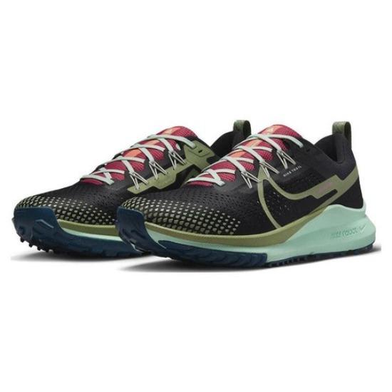 Nike React Pegasus Trail 4 Черный Аллигатор Мята 2022 - DJ6158-004 EU 42