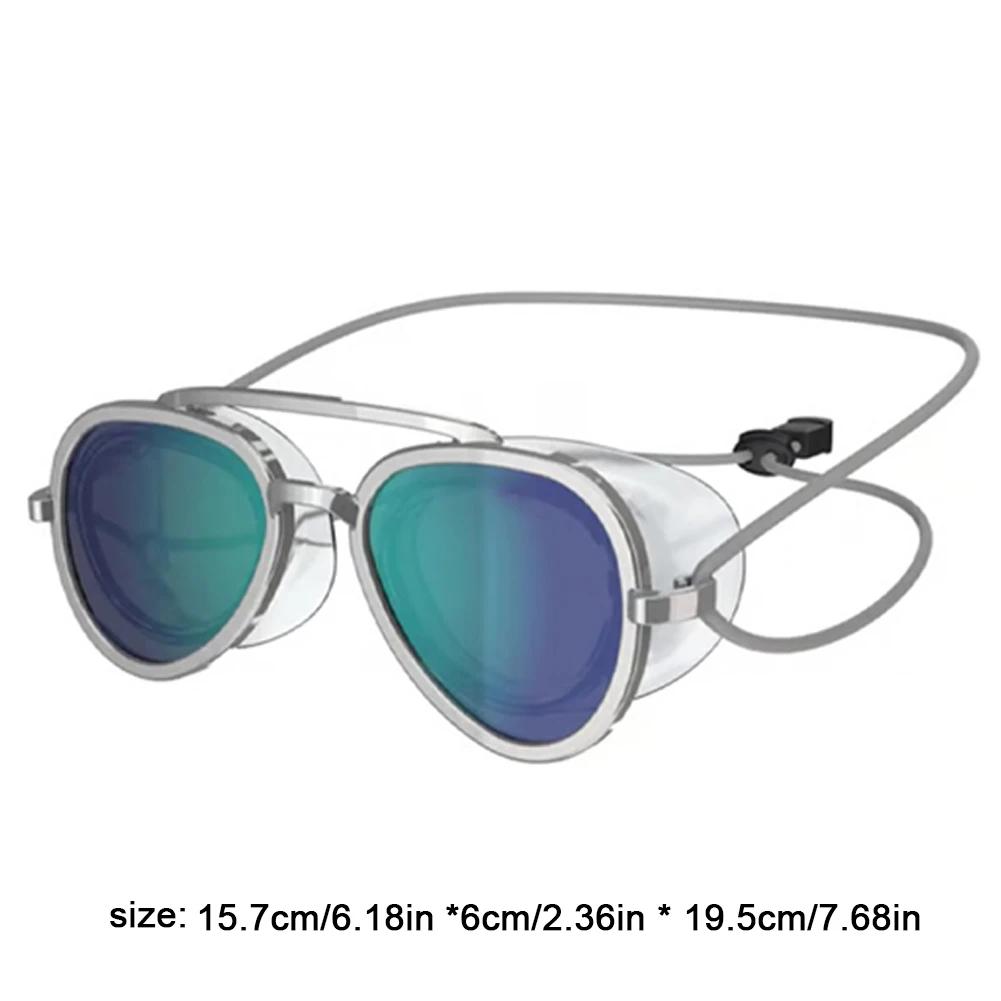 Gafas de Natación Antivaho de Visión Completa Gafas de Natación Antivaho en Ángulo Completo Hombres Mujeres Gafas de Natación Ajustables Gafas de Natación para Buceo