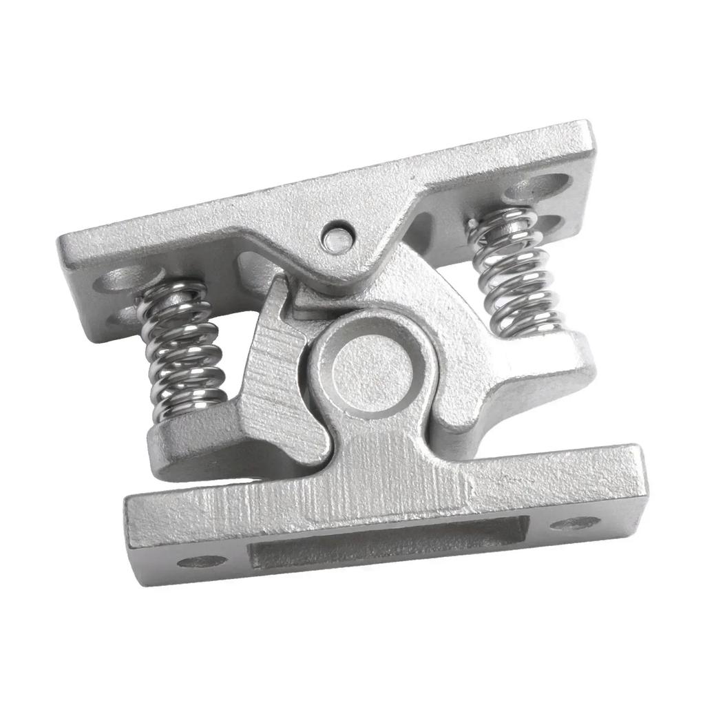 Furniture Double Roller Catch Spring Loaded Door Lock Stop Clamp Cupboard Cabinet Door Clamp Collision Lock Hardware Door Stop