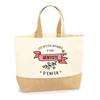 Tote Bag - PLANETEE - The Stuff of a Hell of a Dentist - Natural Jute - Made In France - Exclusive Print