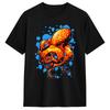 Casual T Shirt Beach Orange Octopus Hip Hop Summer T Shirts Cotton Tee Shirt for Men Y2K Casual