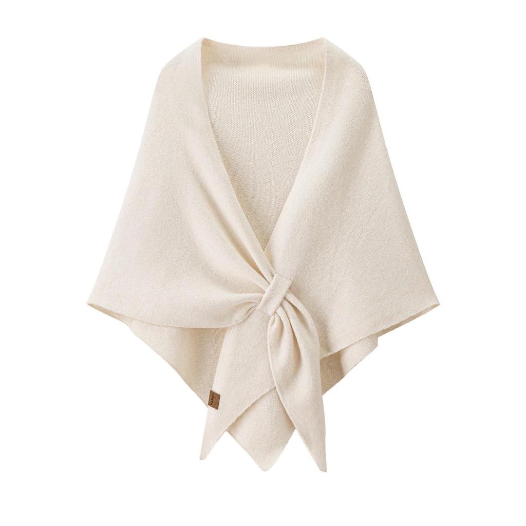 Premium Australian Wool and Cashmere Solid Color Women's Triangle Shawl-Scarf
