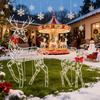 Christmas Reindeer Outdoor Porch Holiday Decor Holiday Garden Decoration For Homeowners Party Planners Neighborhood Front Yard