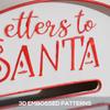 A5 Christmas Letter Postbox - White/Red