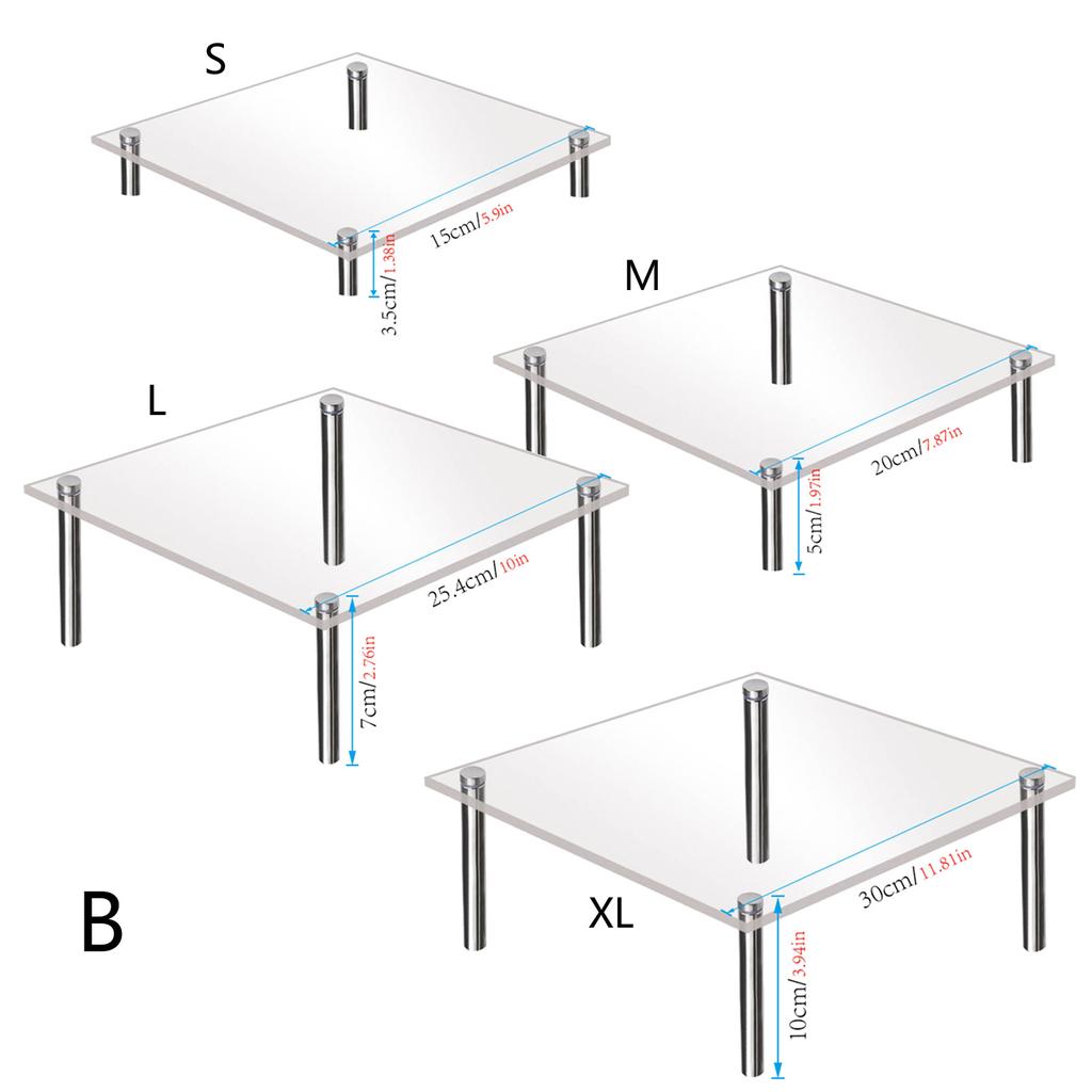 Stojak na towary Akrylowe kosmetyki - Szminka - Stojak na biżuterię Kolczyk Rekwizyty - Stojak na małe pierścionki z biżuterią