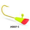 Colored Soft Worm Lure Jig Head Hook - Upturned Artificial Bait Fish Hook Tumbler for Fishing Tackle.
