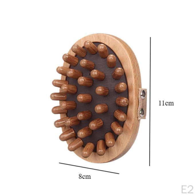 Houten Schrapende Massage Borstel Tool, Houten Handheld Massager Multifunctionele Ontspanning Lichaam