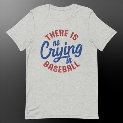 No Crying In Baseball Unisex T-Shirt - Soft, Lightweight, Comfort-Fit Tee for Sports Fans