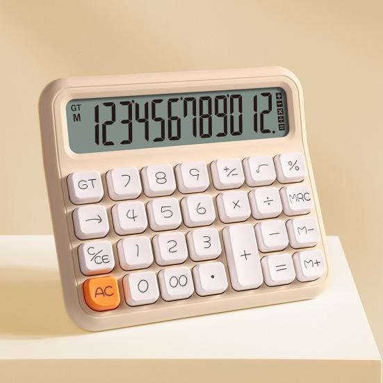Basic Calculator with Extra Large LCD Display Easy To Read Battery Powered Portable Office Home Use Desktop Calculator