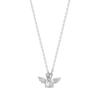 New Fashion Women's Sweet Angel Crown Wings Pendant Jewelry Accessory Luxury Clavicle Versatile S8T4