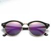 Classic Design Round Frame Men Women Black Polarized Sunglasses Outdoor Anti Glare UV400 Protection Sun Glasses EMA