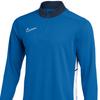 Nike Dri-Fit Academy 25 Drill Top, Mens Blue Sweatshirt