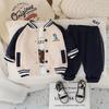 Kids Casual Long-Sleeve Set, Comfortable Daily Wear Outfits