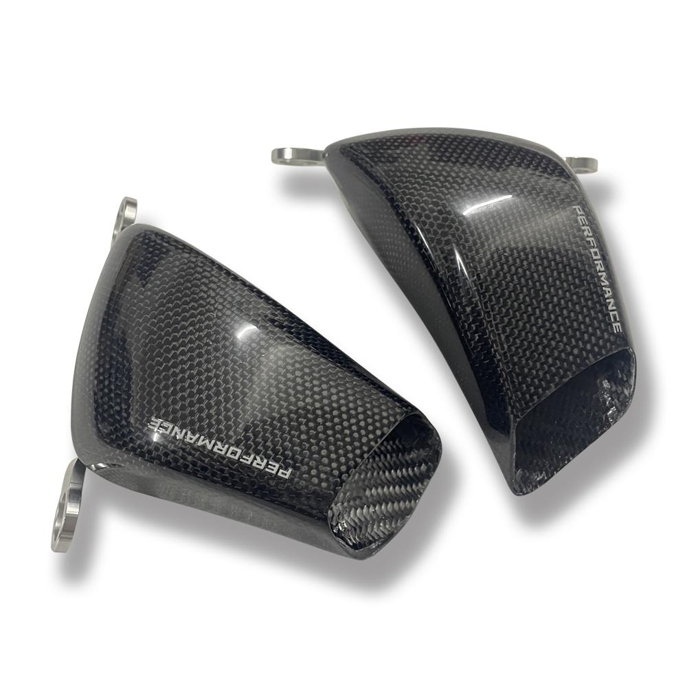 Carbon Fiber Motorcycle Front Brake Air Duct Caliper Radiator Cover For DUCATI PANIGALE V4 V2 V4S Streetfighter V4 V4S 2018-2023