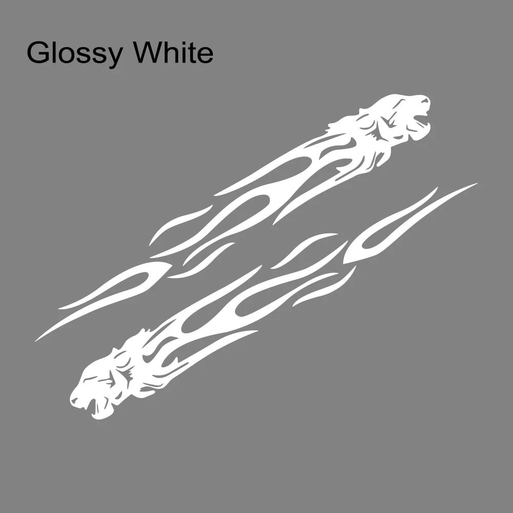 Car Sticker Creative Tiger Flame Totem Vinyl Decal Waterproof Universal Auto Funny Personalized DIY Exterior Decor Accessories