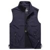 Herren Frühling Sommer Outdoor Freizeit Gilet Schnelltrocknende Weste Schlichte Mode Stehkragen Fotografie Weste