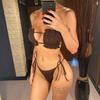 New Sexy Bandeau Pleated Ruched Bikini Women Swimwear Female Swimsuit Two-pieces Bikini Set Bather Bathing Suit Swim